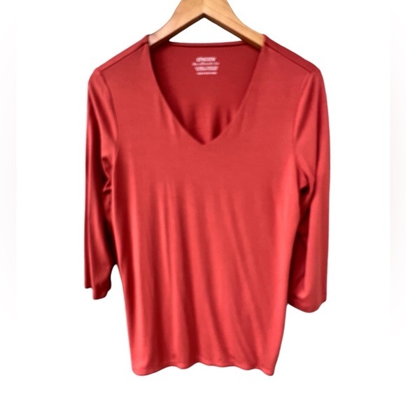 Chico’s The Perfect Tee -  3/4 length sleeve. Size Large - Picture 1 of 10